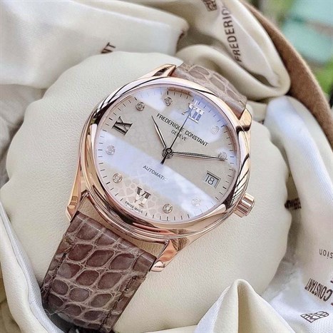 Đồng hồ FREDERIQUE CONSTANT Ladies Automatic 36 mm Nữ FC-303LGD3B4 Màu Nâu