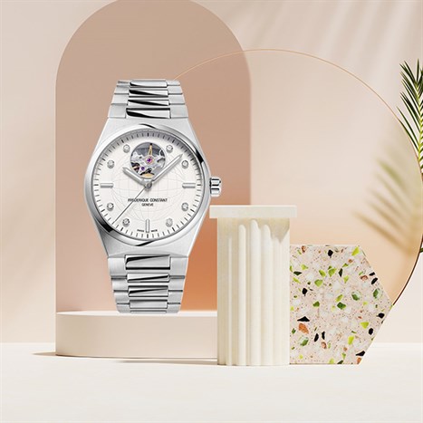 Đồng hồ FREDERIQUE CONSTANT Ladies Automatic 34 mm Nữ FC-310SD2NH6B Màu Bạc