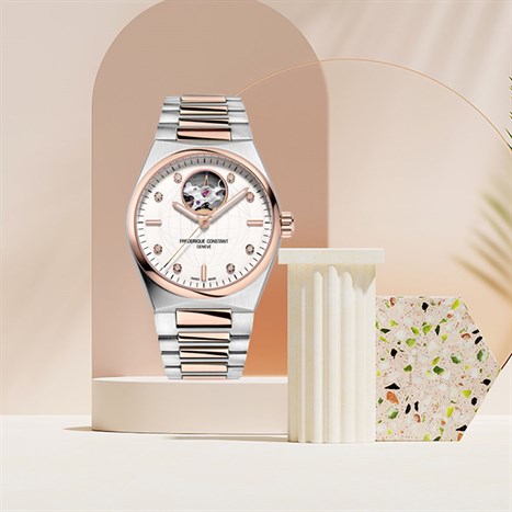 Đồng hồ FREDERIQUE CONSTANT Ladies Automatic 34 mm Nữ FC-310VD2NH2B Màu Bạc