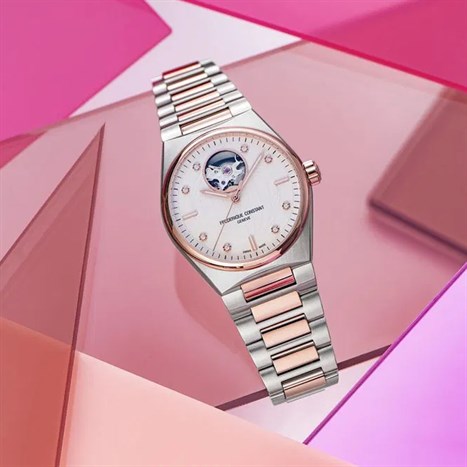 Đồng hồ FREDERIQUE CONSTANT Ladies Automatic 34 mm Nữ FC-310VD2NH2B Màu Bạc