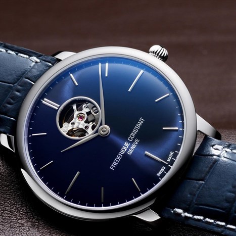 Đồng hồ FREDERIQUE CONSTANT Slimline 40 mm Nam FC-312N4S6 Màu Xanh Navy