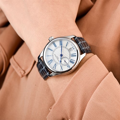 Đồng hồ FREDERIQUE CONSTANT Ladies Automatic 36 mm Nữ FC-318MPWN3B6 Màu Xanh Navy