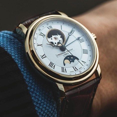 Đồng hồ FREDERIQUE CONSTANT Classics 40 mm Nam FC-335MC4P5 Màu Nâu