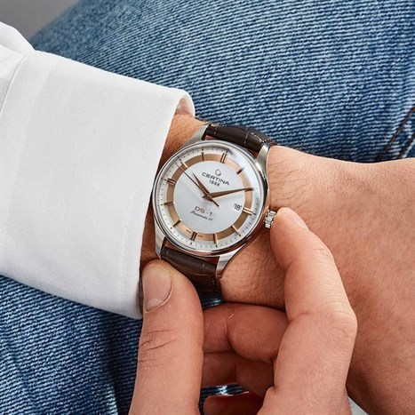 Đồng hồ CERTINA Urban 40 mm Nam C029.807.16.031.60 Màu Nâu