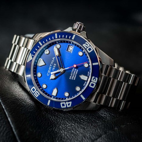 Đồng hồ CERTINA Aqua 43 mm Nam C032.407.11.041.00 Màu Bạc