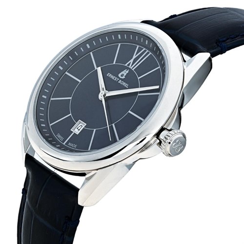 Đồng hồ ERNEST BOREL Eternity 40 mm Nam E0402G0B-QS6L Màu Xanh Dương