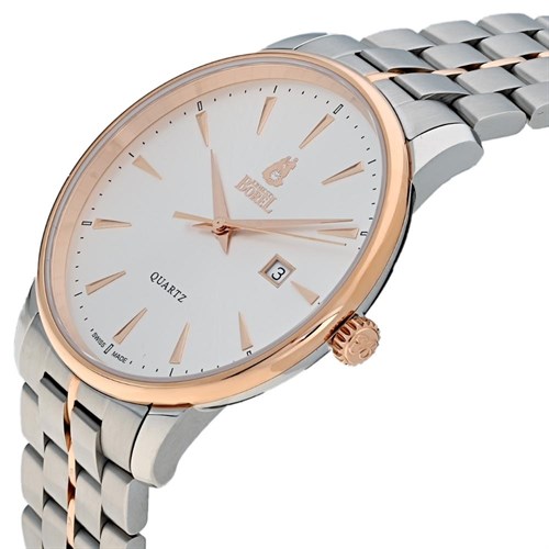 Đồng hồ ERNEST BOREL Yally 41 mm Nam N0413G0B-QN2N Màu Bạc