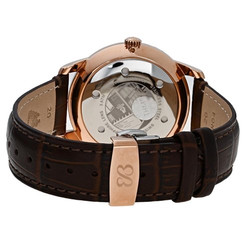 Đồng hồ ERNEST BOREL Jules Borel 40 mm Nam N0436G0B-QR2L Màu Nâu