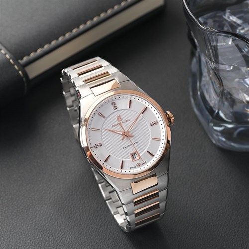 Đồng hồ ERNEST BOREL Heritage 40 mm Nam N0565G0A-MN2N Màu Bạc