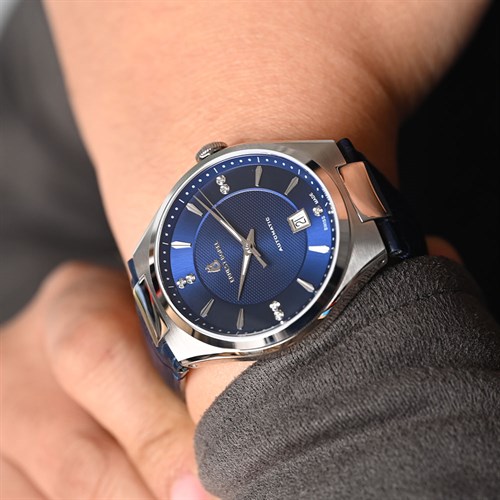 Đồng hồ ERNEST BOREL Heritage 40 mm Nam N0565G0C-MS6L Màu Xanh Dương