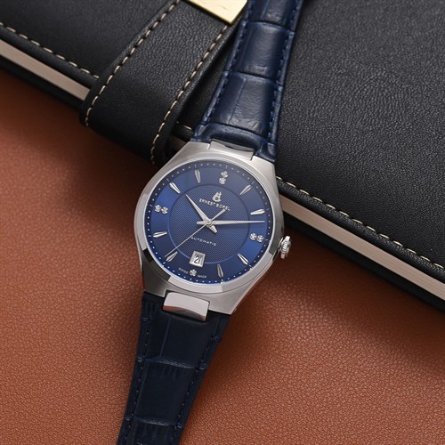 Đồng hồ ERNEST BOREL Heritage 40 mm Nam N0565G0C-MS6L Màu Xanh Dương