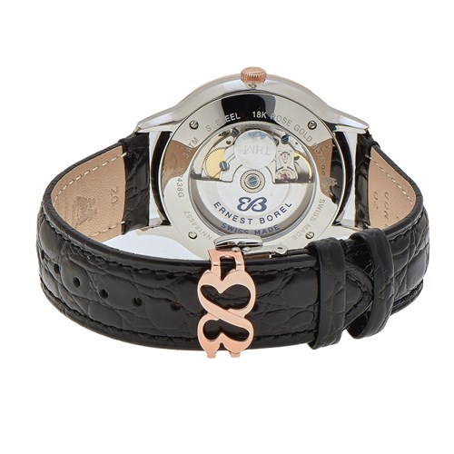 Đồng hồ ERNEST BOREL Jules Borel 41 mm Nam N0438G0A-MA2L Màu Đen