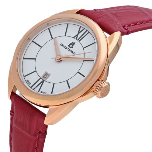 Đồng hồ ERNEST BOREL Eternity 33 mm Nữ E0402L0A-QR4L Màu Đỏ