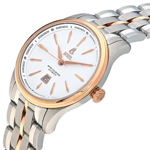 Đồng hồ ERNEST BOREL Retro 31 mm Nữ LBR8380-48191 Màu Bạc