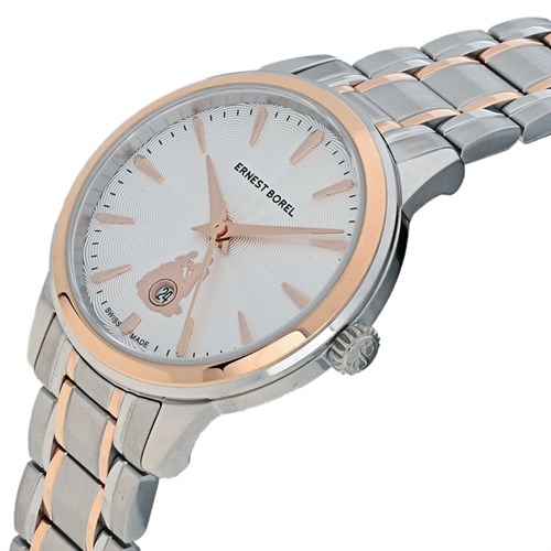 Đồng hồ ERNEST BOREL Heartful 30 mm Nữ N0520L0A-MN2N Màu Bạc