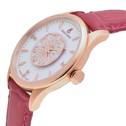 Đồng hồ ERNEST BOREL Cocktail 35 mm Nữ N0116B0A-MR4L Màu Đỏ