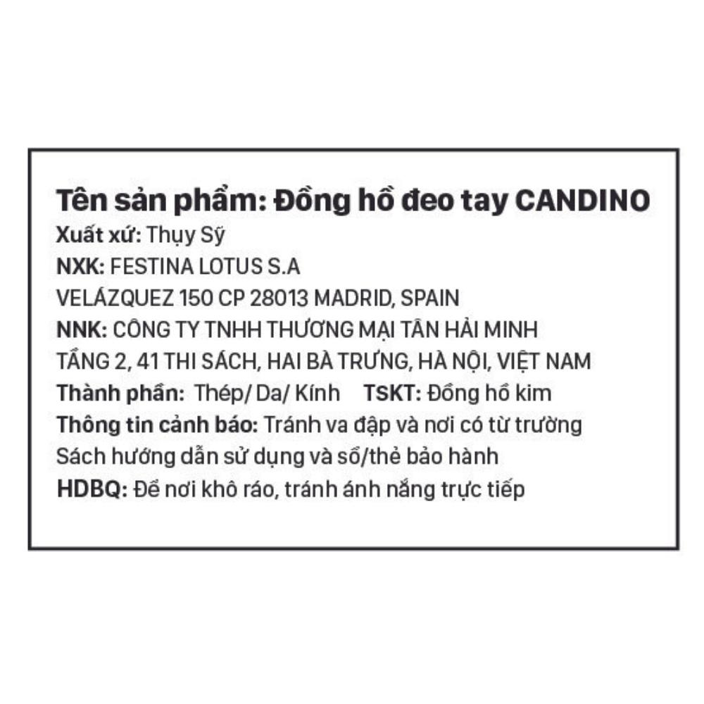 Đồng hồ CANDINO 36 mm Nam C4362/2 - 5