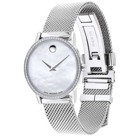 Đồng hồ MOVADO 28 mm Nữ 0607306 Màu Bạc