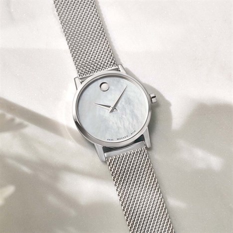 Đồng hồ MOVADO 28 mm Nữ 0607350 Màu Bạc