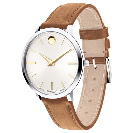 Đồng hồ MOVADO 35 mm Nữ 0607371 Màu Nâu