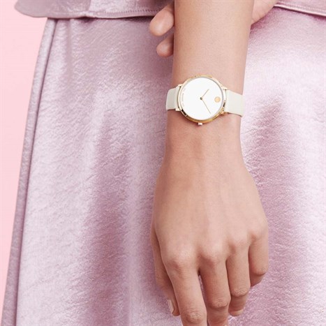 Đồng hồ MOVADO 35 mm Nữ 0607389 Màu Da