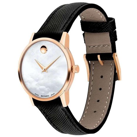 Đồng hồ MOVADO 28 mm Nữ 0607424 Màu Đen