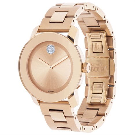 Đồng hồ MOVADO 36 mm Nữ 3600086 Màu Vàng Hồng