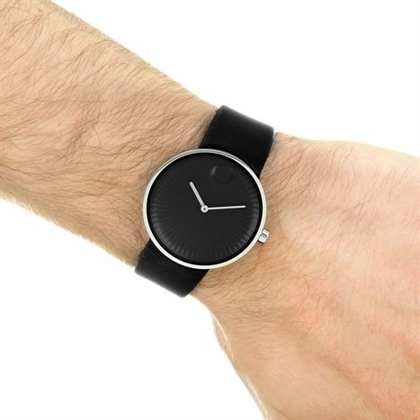 Đồng hồ MOVADO 40 mm Nam 3680002 Màu Đen