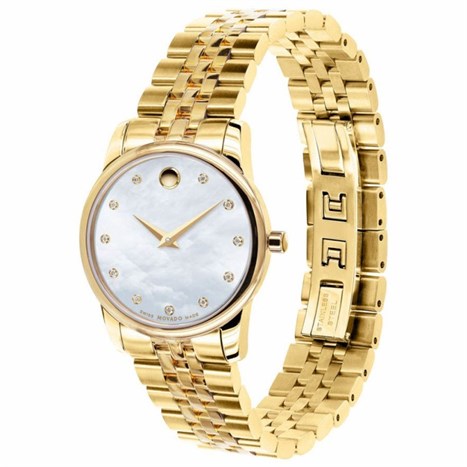 Đồng hồ MOVADO 28 mm Nữ 0606998 Màu Vàng