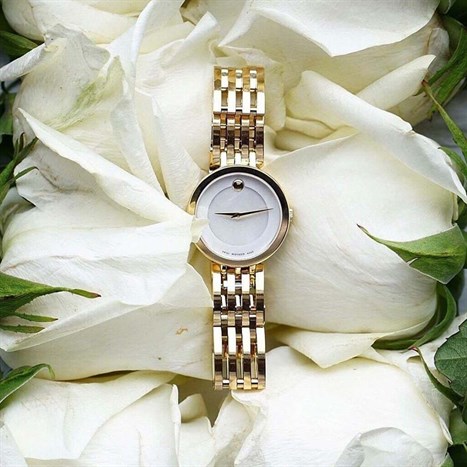 Đồng hồ MOVADO 28 mm Nữ 0607054 Màu Vàng