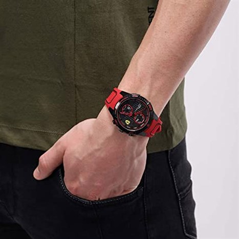 Đồng hồ FERRARI 46 mm Nam 0830639 Màu Đỏ