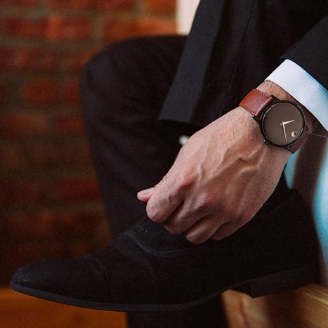 Đồng hồ MOVADO 40 mm Nam 0607198 Màu Nâu