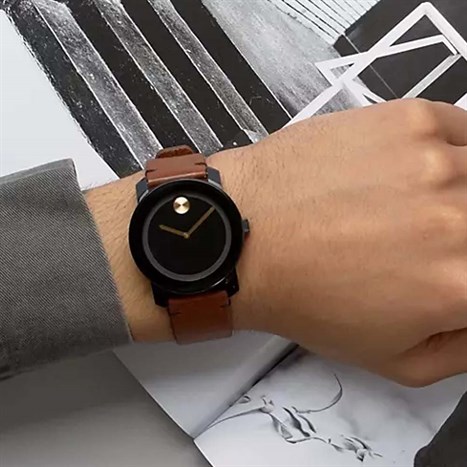 Đồng hồ MOVADO 42 mm Nam 3600305 Màu Nâu