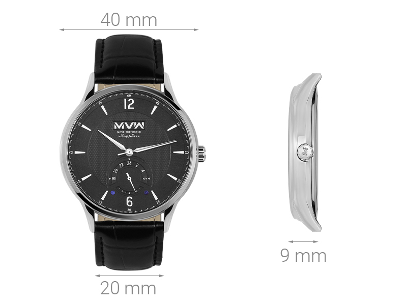 Đồng hồ MVW 40 mm Nam ML058-02
