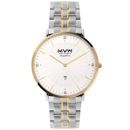 Đồng hồ MVW 40 mm Nam MS070-01 Màu Bạc