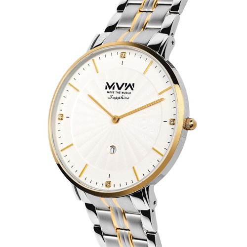 Đồng hồ MVW 40 mm Nam MS070-01 Màu Bạc