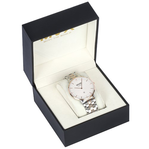 Đồng hồ MVW 40 mm Nam MS070-02 Màu Bạc