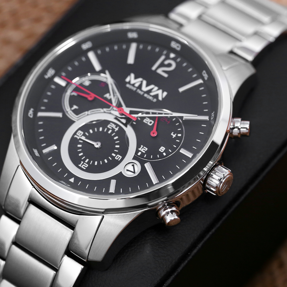 Đồng hồ MVW Sport 41 mm Nam MS073-01