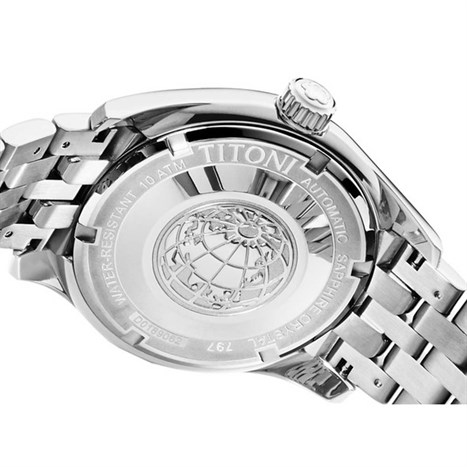 Đồng hồ TITONI 40 mm Nam 797 S-307 Màu Bạc