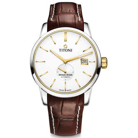 Đồng hồ TITONI 40 mm Nam 83638 SY-ST-606 Màu Nâu