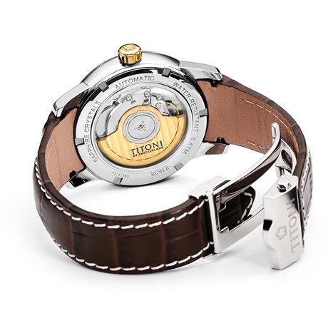 Đồng hồ TITONI 40 mm Nam 83638 SY-ST-606 Màu Nâu