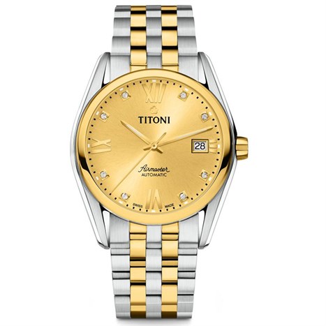 Đồng hồ TITONI 38.5 mm Nam 83909 SY-064 Màu Bạc