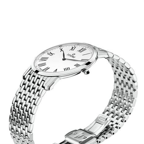 Đồng hồ TITONI 38 mm Nam TQ52918 S-584 Màu Bạc