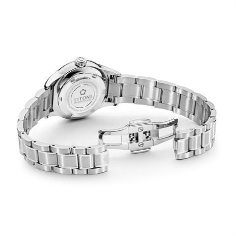 Đồng hồ TITONI 29 mm Nữ 23733 S-556 Màu Bạc