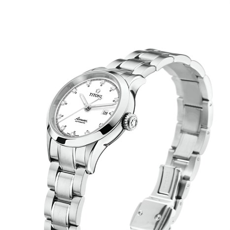 Đồng hồ TITONI 29 mm Nữ 23733 S-556 Màu Bạc