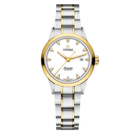 Đồng hồ TITONI 29 mm Nữ 23733 SY-556 Màu Bạc