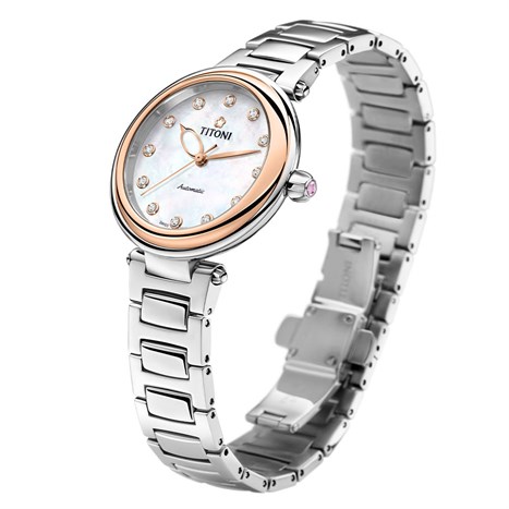 Đồng hồ TITONI 33.5 mm Nữ 23978 SRG-622 Màu Bạc