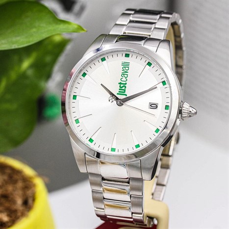 Đồng hồ JUST CAVALLI 42 mm Nam JC1G037M0055 Màu Bạc