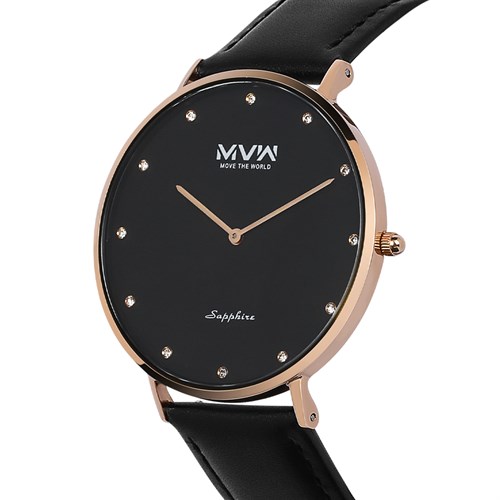 Đồng hồ MVW 42 mm Nam ML053-01 Màu Đen