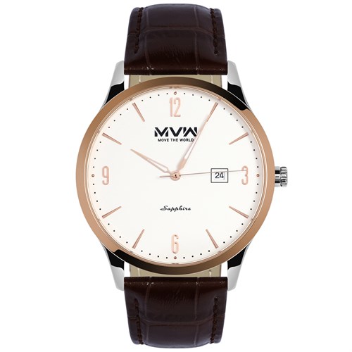 Đồng hồ MVW 42 mm Nam ML055-01 Màu Nâu